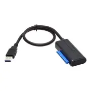 USB 3.0 to Angled SATA 22 Pin Adapter Cable for 2.5" 3.5inch Hard Disk Drive ...