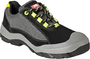 [Willax] Bullstar Dynamix 2922-0-400-41 Safety Shoes (Colour Grey, Size 41, Protection Class S1, with Foamed Footbed, Work Shoe)