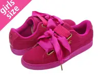 在飛比找Yahoo!奇摩拍賣優惠-=CodE= PUMA SUEDE HEART SATIN 