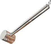 PEPLAYTAL Stainless Steel Meat Hammer Steak Hammer Self Pounder Mallet Meat Knocking Hammer Stainless Steel Meat Tenderizer Household Meat Kitchen Supply Meat Tenderizer Hammer Silver