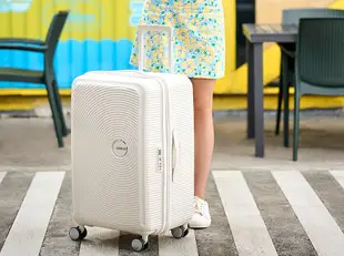 AMERICAN TOURISTER 美國旅行者 CURIO 27吋 2/8分胖胖箱 防爆拉鍊 行李箱/旅行箱-2色 AO8