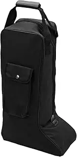 [Xinhuju] Travel Boot Bag, Boot Bag, Vista Print Riding Boot Bag, Shoe Storage Bag Cover, Dustproof Long Organizer, Black, Consulte la descripción, See description