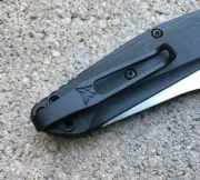 Matte Black Titanium Deep Carry Pocket Clip Made For Benchmade Osborne 940 943