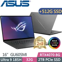 在飛比找PChome24h購物優惠-ASUS GU605MI-0082E185H-NBLO(Ul