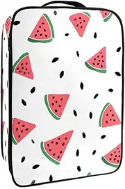 [YTYVAGT] Travel Shoe Bag,Waterproof Portable Organizer Storage Shoe Pouch,White Background Pink Watermelon