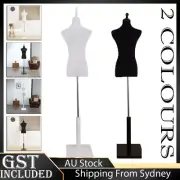 Female Mannequin Half Model Sandal wood Adjustable Bracket Window Display Rack