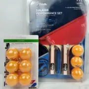STIGA Performance Ping Pong Set 2 Player Plus 6 Pack Table Tennis Balls