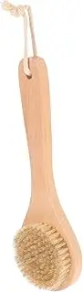 ERINGOGO Beach Sand Removal Brush Soft Bristles Sand Scrubber for Quick Cleaning Beech Boar Bristles Essential Beach Utility Tool for Vacation Camping