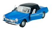 WELLY OLD TIMER PEUGEOT 404 CABRIOLET BLUE 1:34 DIE CAST METAL MODEL NEW IN BOX