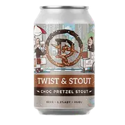 Dainton Twist & Stout Choc Pretzel Stout 375ml Can