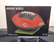 FOCO BRXLZ Miami Dolphins NFL 3D Football Construction - Fins up!