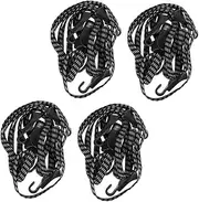CHICAMPERA 4pcs Elastic Bungee Cords for Bike and Motorcycle Luggage Straps for Mountain and Motorcycles Securely Holds