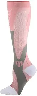 Men's and Women's Compression Stockings 20-30mmHg Sports Performance Men's and Women's Knee-high Fit for Sports, Running and Cycling