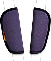 SeedFuture Baby Stroller Seatbelt Covers 2 Piece, Universal Soft Seat Strap Cushion Pads for Newborn Kids Infants, Pram Shoulder Belt Pads, Purple