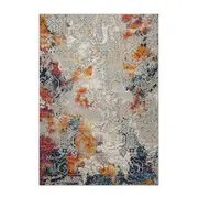 Effervescent Ivory Multi Coloured Rug