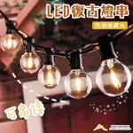 G40 LED暖黃光燈串【野外營】露營照明 氣氛燈 防水等級IP44 7.65米