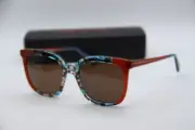 NEW WOOW SUPER SUPER VIVE 2 COL0091 BROWN BROWN TORT SUNGLASSES W/CASE 52-19