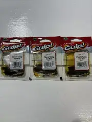 Berkley Gulp 2” Fat Floating Trout Worm Black 10ct (3 Packs)
