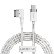 Baseus Zinc Magnetic Series iP Laptop Charging Cable Type-C to L-shaped Port 60W 2m White