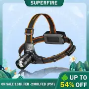 Headlamp USB Rechargeable LED Battery Plastic Waterproof Multicolor Modern Zoom
