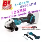 125m 4 Speed Brushless Cordless Angle Grinder Fit For 18V Makita battery AU
