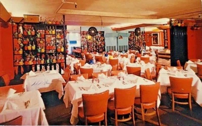 Postcard 1965 Marta's Italian Restaurant West 49th Street New York City