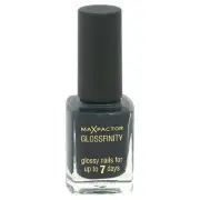 Glossfinity Nail Polish - 180 Blackout by Max Factor for Women - 0.37 oz Nail...