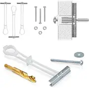 [CondoMounts] MSK9010 Steel Stud TV Mounting Kit | Wall Mount VESA Mount Screws, Anchors & Titanium Drill Bit | Heavy Duty TV Mounting Hardware Kit Supports 200lbs