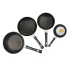 Round Egg Frying Pan Mini Stone Frying Skillet Induction Cooker Pans Baking