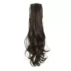 Curly Hair Extension Fluffy Comfortable Wearing Girls Curly Hair Extension Soft