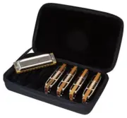 Hohner Case of Blues Harps 5 Pack Harmonicas Harp Set / COB
