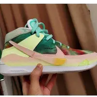 在飛比找Yahoo!奇摩拍賣優惠-【朝朝小鋪】【正品】Nike KD Chill黃綠 高筒 戶