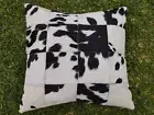 Beautiful Real Cowhide Cushion/Pillow Cover - 40x40cm