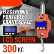 Mini Crane Scale Portable LCD Digital Electronic Hook Hanging Scale 300kg 0.05kg