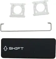 AZUBAYCOM Replacement Keycaps Keys Scissor Clips Hinge for MSI MS-179B MS-179C MS-17A1 MS-17A5 MS-17B1 MS-17B3 MS-17B4 MS-17C5 MS-17C6 Crystal Style (Left Shift Key, Pls Check The Hinges)