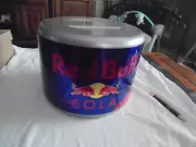 Red Bull Simply Cola Plastic Ice Bucket Cooler With Lid 11.5X8.5