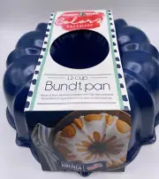 Nordic Ware Colors Bundt Pan - Blue Aluminum PFOA-free Nonstick pan - 12 cup