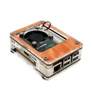 Zebra Bagel Fan Case – Raspberry Pi 4B, 3B+, 3B, 2B, and B+ ~ Color Options