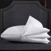 Adjustable Layer Goose Feather Pillow,Assemblable Bed Pillow,100% Soft Organi...