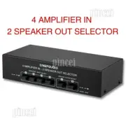 B042 Passive Power Amplifier Selector Speaker Switch 4 Amp In 2 Speaker Out