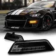 Mustang Turn Signal Sequential Lights Amber & White Replacements 2015-2017 Smoke (for: Ford)