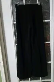 Club Monaco Dress Pants Size 2 Womens Crepe Trouser Black Slacks Acetate Poly