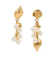 Chloé The Chloé Shells Clip-On Earrings One size Yellow