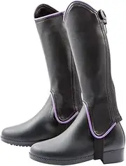 PFIFF 102118 Minichaps Eske, Elegant Chaps Faux Leather, Children's 6-14 Unisex XS-XL