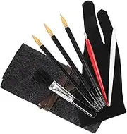 1Set Scratch Painting Tools Portable Scratch Drawing Kit for Adults Includes Scratch Painting Brush Stick and Pen for Creative Artwork and Engraving