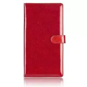 NNEDSZ Red Sparkling Document Organizer Wallet - 24x12.8cm, Lightweight and Dura