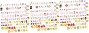 SEWACC Sets Vivid Resin Food Decor Safe DIY Sticking Material for Micro Landscape Phone Case Pcs