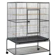 YES4PETS 140 cm Large Bird Cage Parrot Budgie Aviary With Stand
