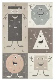 Shapes Beige Rug