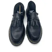 New Dr. Martens ADRIAN BEX SMOOTH LEATHER TASSEL LOAFERS Men sz 12